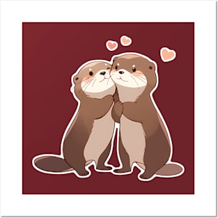 Otterly in Love Posters and Art